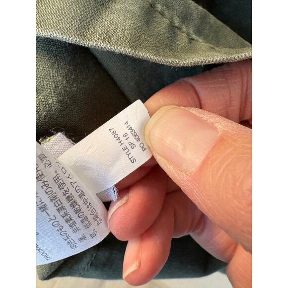 Madewell Sz S‎ Surplus Jacket Olive Green Army Utility Cinch Waist Oversized - Picture 8 of 11